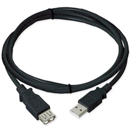 Ziotek USB 2.0 Cable A Male To A Female- Black- 3ft 131 1033